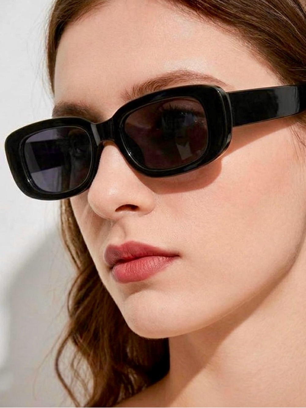 New! Classic Black Rectangular Shaped Sunglasses (NWT)